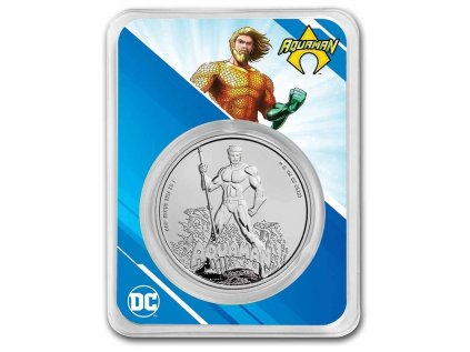 Stříbrná mince 1 oz Aquaman DC Comics 2022