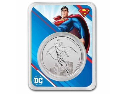 Stříbrná mince 1 oz DC Comics Superman 2023 BU TEP