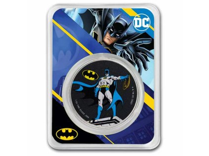Stříbrná mince 1 oz Batman DC Comics 2023 TEP Kolorovaná