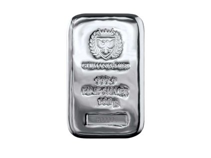 Stříbrný slitek 100 g Germania Mint