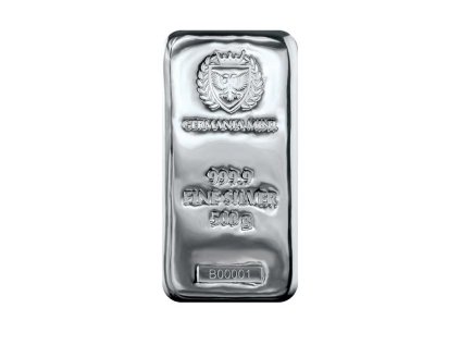 Stříbrný slitek 500 g Germania Mint