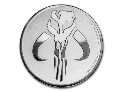 Stříbrná mince 1 oz Star Wars Mandalorian Mythosaur 2020 BU