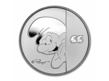 Stříbrná mince 1 oz Šmoulové 2023 BU