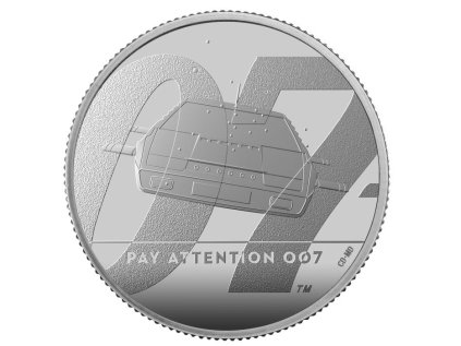Stříbrná mince 1/2 oz Pay Attention James Bond 007 2020 Proof