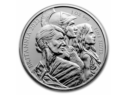 Stříbrná mince 1 oz  Britannia Limitovaná edice 2022 BU