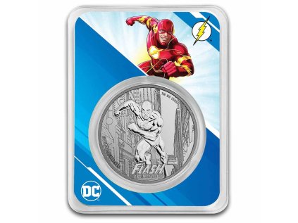 Stříbrná mince 1 oz Flash DC Comics 2023 BU TEP