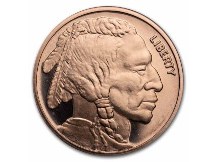 Měděná medaile 1 oz Buffalo Liberty