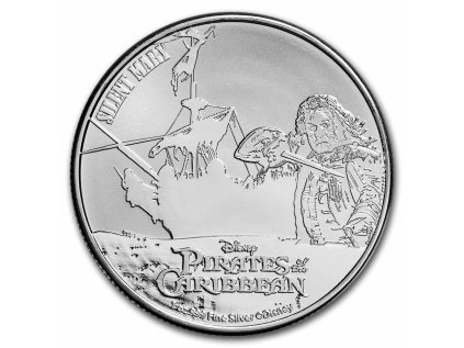Stříbrná mince 1 oz Silent Mary Piráti z Karibiku 2022 BU