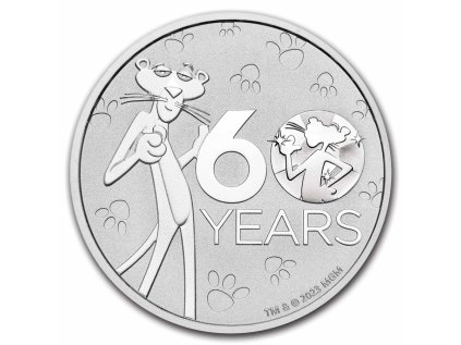 Stříbrná mince 1 oz Pink Panther 60. výročí 2024