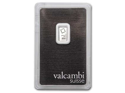 Platinový slitek 1 g Valcambi