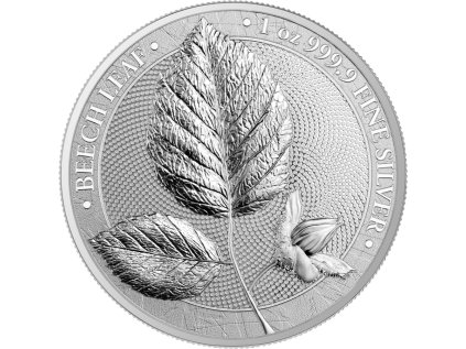 Stříbrná mince 1 oz Bukový list Magický les 2023 BU