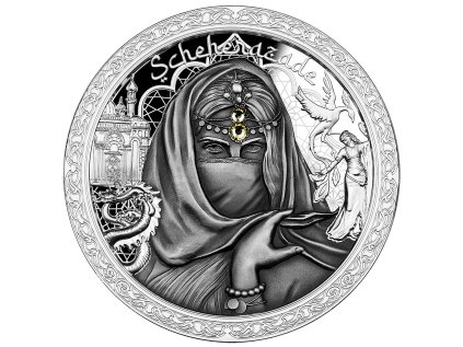 Stříbrná mince 2 oz Šeherezáda Tisíc a jedna noc 2023