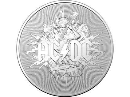 Stříbrná mince 1 oz AC/DC Frosted 2021