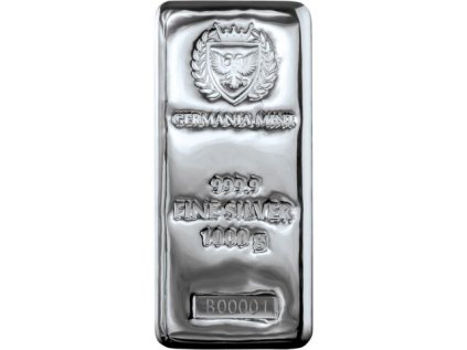 Stříbrný slitek 1000 g Germania Mint
