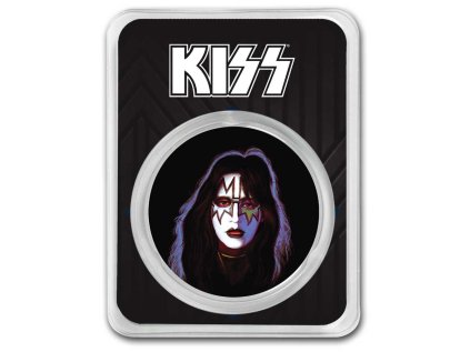 Stříbrná medaile 1 oz KISS Spaceman Kolorovaná TEP  KISS Ace Frehley