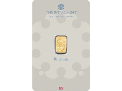 Zlatý slitek 1 g The Royal Mint Britannia