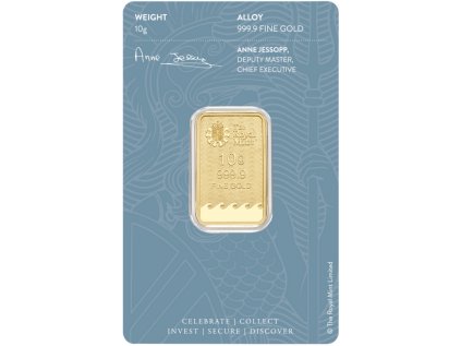 Zlatý slitek 10g The Royal Mint Britannia