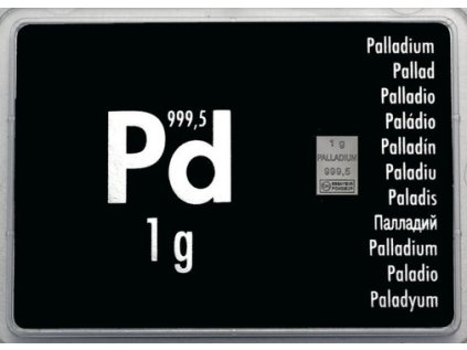 Palladium slitek 1 g Valcambi