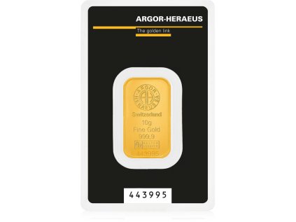 gold bar au9999 heraeus argor heraeus 10g