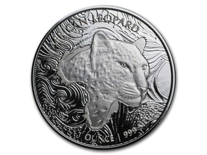 vyr 13422019 republic of ghana 1 oz silver 5 cedi african leopard bu 195101 slab