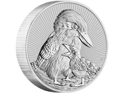 vyrp11 3122020 2 oz Australian Mother Baby Kookaburra Silver Coin edge
