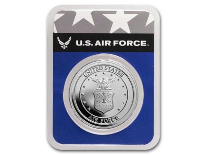 1 oz silver round u s air force in tep 292828 slab