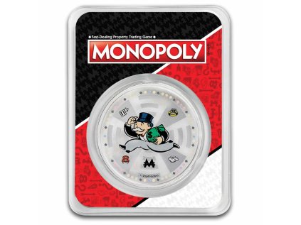 2024 samoa 1 oz silver mr monopoly colorized with tep 283684 slab