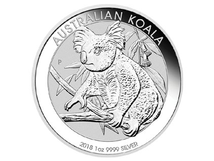 Stříbrná mince 1 oz Koala 2018 BU  Stříbrná mince 1 oz Koala 2018 BU