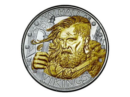 vyr 25371 oz Valhalla Vikings Silver Round front