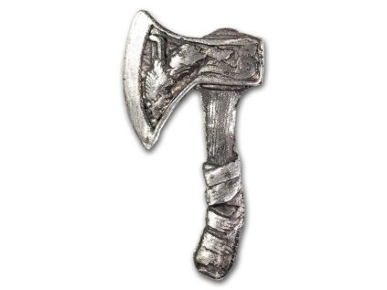 1 2 oz hand poured silver viking axe 296954 rev