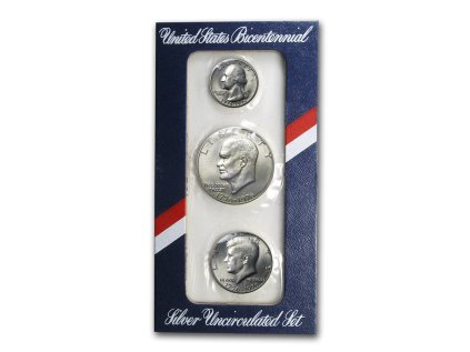 1976 s bicentennial silver uncirculated set 1244 Slab