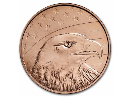 1 oz copper round usa capitol dome flag and eagle 262012 obv