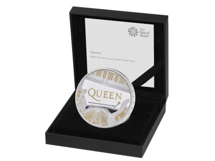 queen silver one ounce proof in case left
