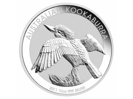 2011 australian kookaburra 10oz 999 silver bullion coin 1