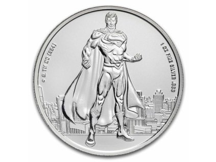 2024 samoa 1 oz silver dc comics superman bu 293747 slab