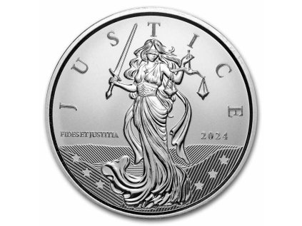 2024 gibraltar 1 oz silver lady justice bu 300697 obv