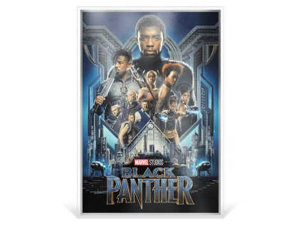 GR Reserve 2025 Niue Marvel Infinity Saga Phase 3 Black Panther 1.5 oz Silver Colorized Foil Front 1