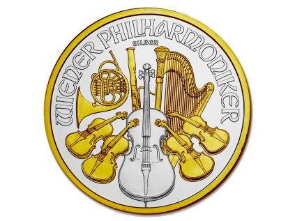 austria 1 oz silver philharmonic random year 55369 slab