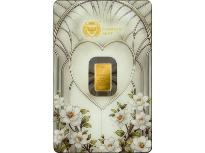 germania mint gold minted bar 1g best wishes