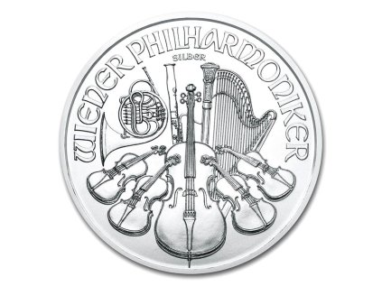 Stříbrná mince 1 oz Philharmoniker, Maple, Kangaroo, Britannia  MIX mincí v bezvadném stavu