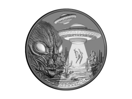Stříbrná mince 1 oz - Alien Abduction Proof