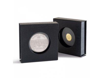 Pouzdro na mince Airbox View s instalační funkcí na 1 kapsli Quadrum - Černé 364688