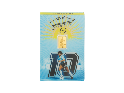 gold bar au9999 pamp maradona 1g