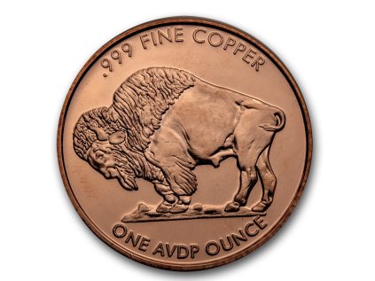 Měděná medaile 1 oz Buffalo Nickel