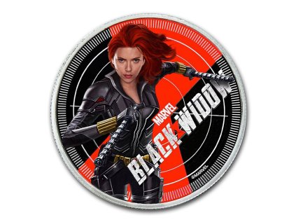 MARVEL Stříbrná mince Black Widow 1 oz 2020