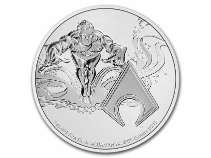 Stříbrná mince 1 oz Aquaman DC Comics 2022