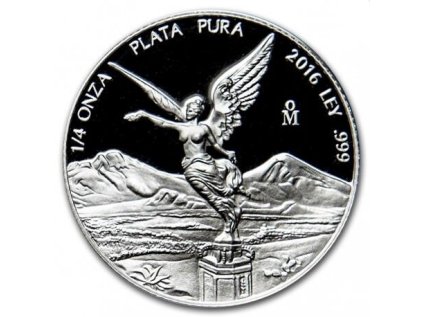 Stříbrná mince 1/4 oz Libertad