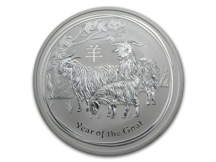 Stříbrná mince 1 oz Lunární série II Koza 2015