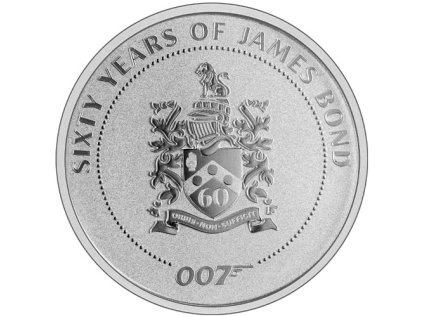 Stříbrná mince 1 oz Rodinný Erb James Bond 2022 BU
