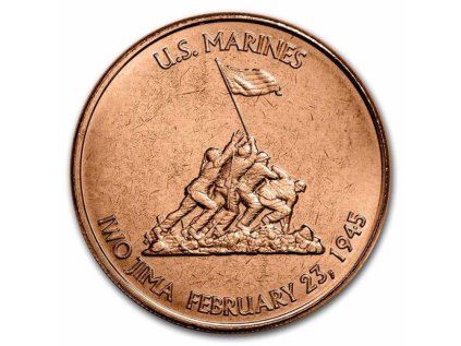 Měděná medaile 1 oz Iwo Jima IIWW